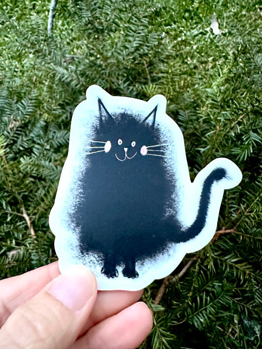Collant chat noir - Black Cat Sticker